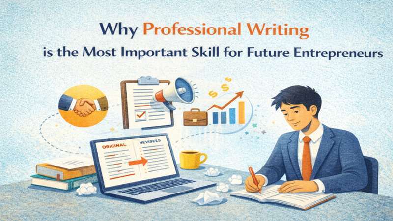 Why Professional Writing is the Most Important Skill for Future Entrepreneurs