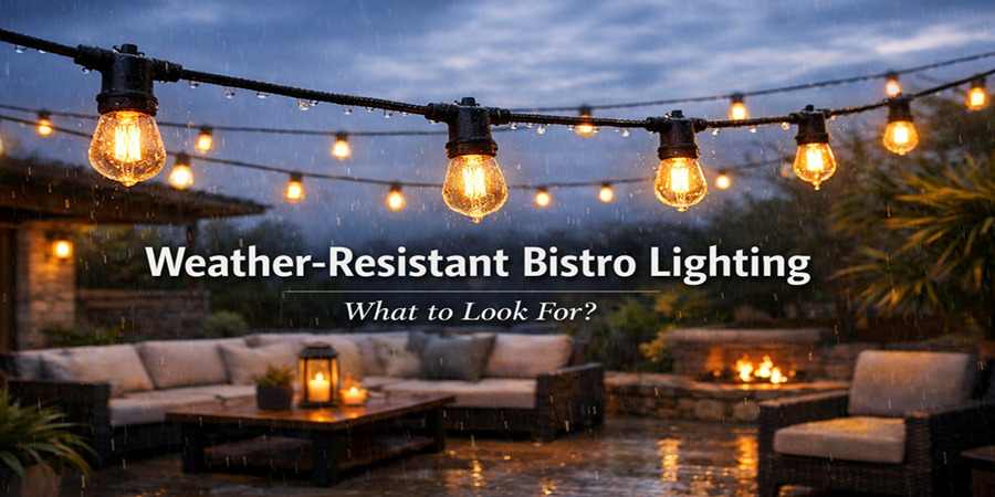 Weather-Resistant Bistro Lighting: What to Look For?